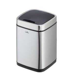 Sensor-Abfalleimer 'NO TOUCH', 35 Liter, silber DURABLE 342323 (4005546728353)