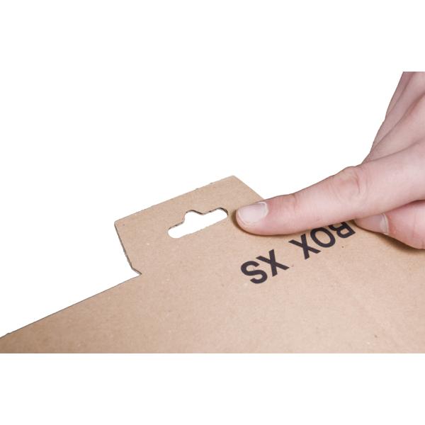 Paket-Versandkarton MAIL BOX, Größe: XS, braun SMARTBOXPRO 