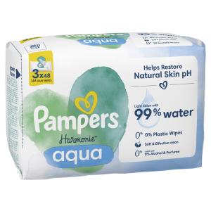 Harmonie Feuchttücher aqua, Travelpack Pampers 8006540811085 (8006540811085)