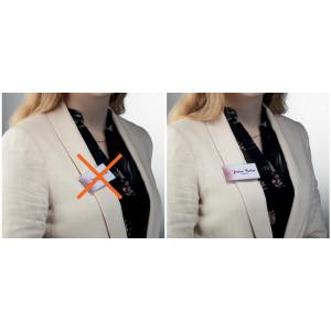 Namensschild, mit Magnet, 75 x 40 mm, verdrehsicher DURABLE 824319 (4005546732183)