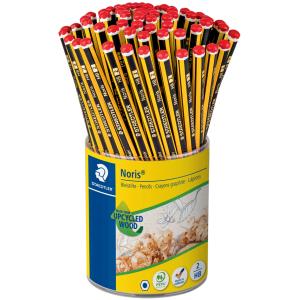 Bleistift Noris mit Radierer, 72er Köcher STAEDTLER 122 KP72 (4007817132104)