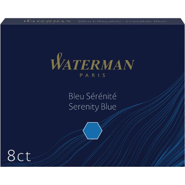 Standard Großraum-Tintenpatronen, Serenity blau WATERMAN S0713021 (3501170713020)