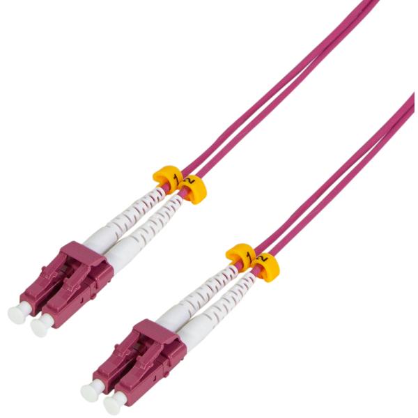 LogiLink LWL Patchkabel, LC-Duplex - LC-Duplex, OM4, 15, 0 m FP4LC15 (4052792017359)
