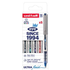 Tintenroller eye fine UB157E PF, 5er Etui, sortiert uni-ball UB157E/5PFASS02 (3296280049465)