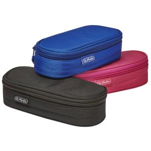 Schlamper-Etui, aus Nylon, blau herlitz 300001339 (4008110521183)