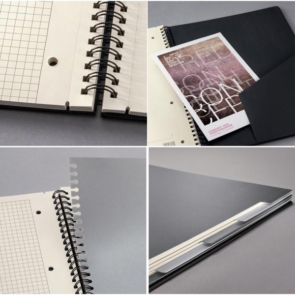 Collegeblock Conceptum mit Register, DIN A4, kariert sigel CO840 (4004360831140)