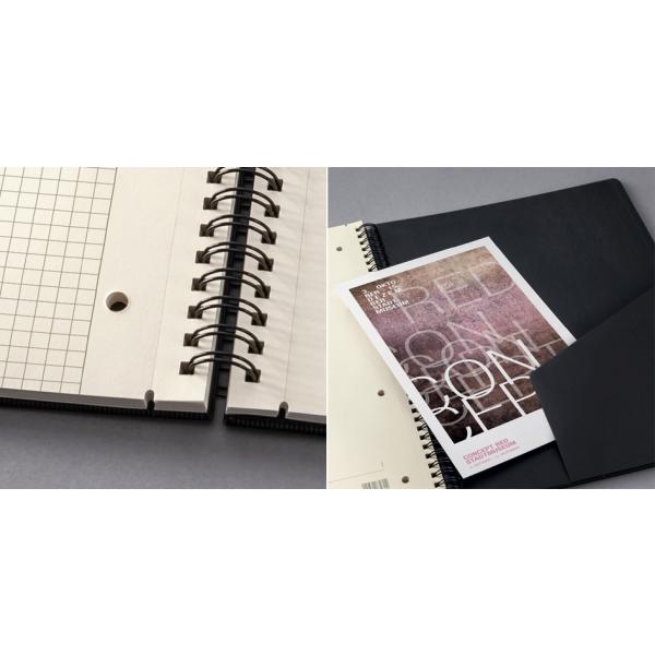 Collegeblock Conceptum ca. A5, kariert 80 Blatt schwarz sigel CO822 (4004360831201)