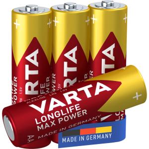 Alkaline Batterie Longlife Max Power, Mignon (AA) VARTA 04706 101 404 (4008496105946)
