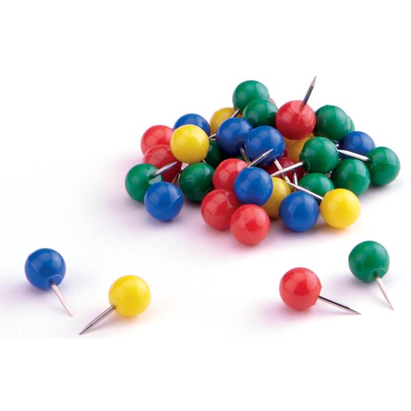 Markierungsnadeln, blau, Inhalt: 100 Stück magnetoplan 111165103 (4013695053493)