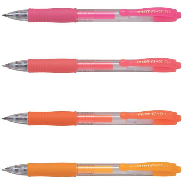 Gelschreiber G2 07 Neon, neonapricot PILOT 586446 (4902505586446)