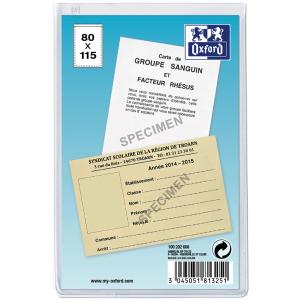 Ausweishülle, PVC, 1-fach, 0, 20 mm, For.: 83 x 120 mm Oxford 100202656 (3045051813251)