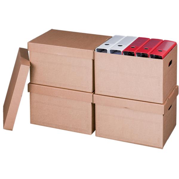Archiv-/ Transportbox, mit Deckel, braun SMARTBOXPRO 227100310 (4250414103521)