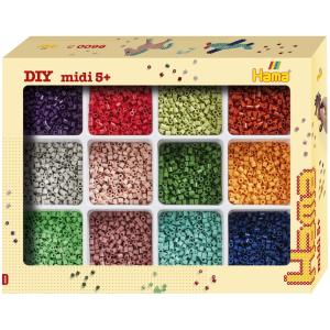 midi 'Sortierbox', gefüllt Hama Bügelperlen 2096 (0028178020965)