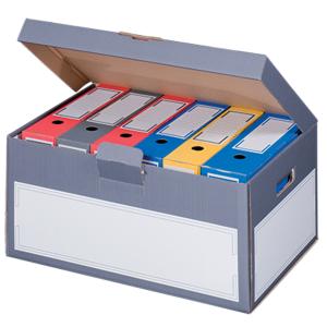Archiv-Klappdeckelbox, grau SMARTBOXPRO 227160805 (4250414108564)