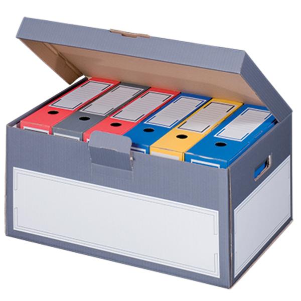 Archiv-Klappdeckelbox, grau SMARTBOXPRO 227160805 (4250414108564)