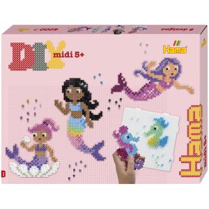 midi 'Meerjungfrauen', Geschenkpackung Hama Bügelperlen 3161 (0028178031619)