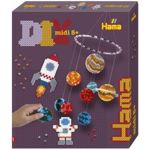 midi 'Weltraum-Mobile', Geschenkpackung Hama Bügelperlen 3257 (0028178032579)
