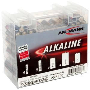 Alkaline 'RED' Batterie Box, 35er Box ANSMANN 1520-0004 (4013674037216)