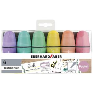Textmarker Mini Pastell, 6er Etui EBERHARD FABER 551403 (4087205514033)