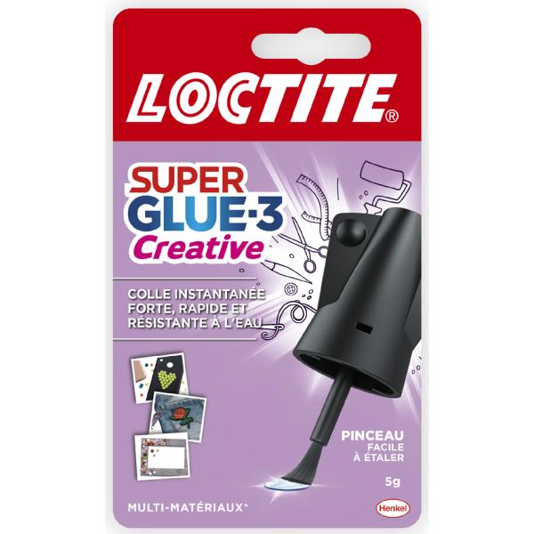 Sekundenkleber Super Glue-3 Creative, 5 g Tube LOCTITE 2608007 (3255460284690)