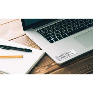 Typenschild-Etiketten, 63, 5 x 29, 6 mm, silber APLI 10070 (8410782100706)