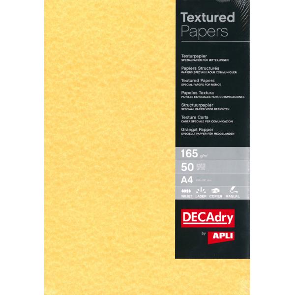 Struktur-Papier, A4, 165 g/ qm, Pergament champagne agipa PCL1677 (5413493152234)