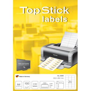 Universal-Etiketten, 99, 1 x 67, 7 mm, weiß TOP STICK 8758 (4023145087589)