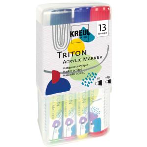 Acrylmarker TRITON Acrylic Marker, 13er Power Pack KREUL 17900 (4000798179007)