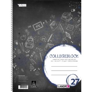 Collegeblock 'college' DIN A4, kariert, 80 Blatt LANDRÉ 100050064 (4006144615694)