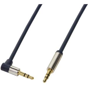 Audiokabel, 2 x 3, 5 mm Klinke, 1, 5 m, gewinkelt LogiLink CA11150 (4052792034486)