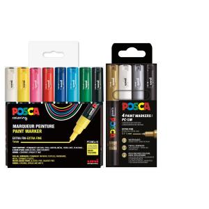 Pigmentmarker PC-1MC, 16er Etui POSCA PC1MC/16A ASS20 (3296280033297)