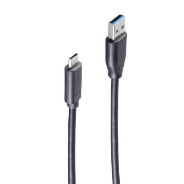 BASIC-S USB 3.0 Kabel, C-Stecker - A-Stecker shiverpeaks BS77141-1.8 (4017538120281)
