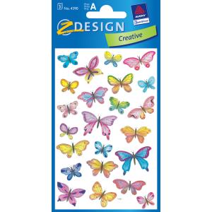 Z-Design Sticker 'Schmetterlinge' AVERY Zweckform 4390 (4004182043905)