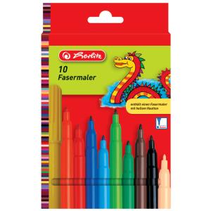 Fasermaler, 30er Karton-Etui herlitz 300010403 (4008118649315)