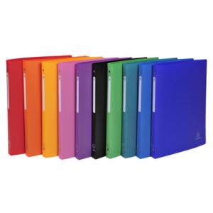 Ringbuch, PP, 4-Ring-Mechanik, DIN A4, rot EXACOMPTA 51195E (3130630511953)