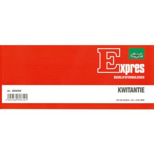 Kwitantieboek, 205 x 84 mm, 100 vel Expres SI-40030 (4004360896101)