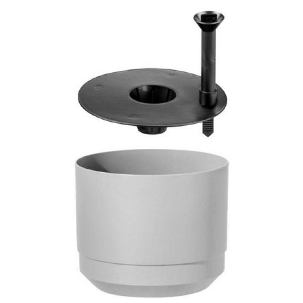 Blumentopf PAULINA, Durchmesser: 140 mm, betongrau orthex 480767 (6411764807677)