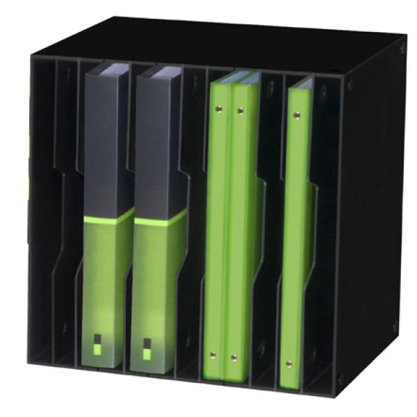 CEP Sortierbox CubiCep, 12 Fächer, schwarz cep 1155120011 (3331031552549)