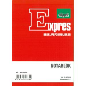 Notablok, A6 staand, 100 vel Expres SI-40070 (4004360896644)