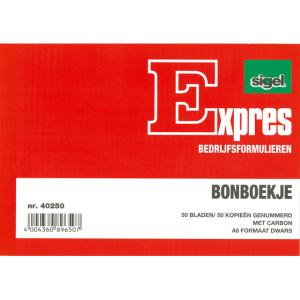 Bonboekje, met carbon, A6 liggend, 2 x 50 vel Expres SI-40250 (4004360896507)