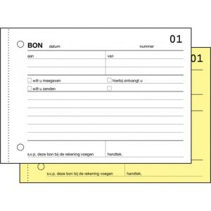 Bonboekje, zelfkopierend, A6 liggend, 2 x 50 vel Expres SI-40266 (4004360897047)