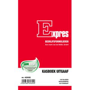 Kasboek Uitgaaf, A6 staand, 100 vel Expres SI-43005 (4004360896040)