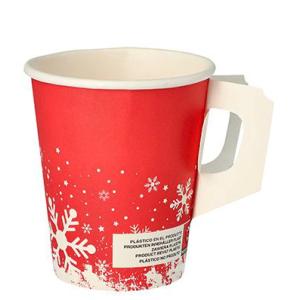 Papp-Trinkbecher mit Henkel 'Winter Time', 0, 2 l STARPAK 85494 (4002911854945)