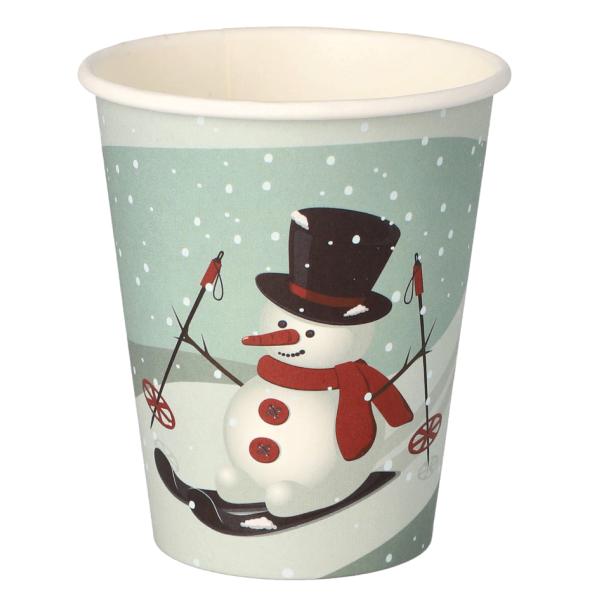 Papp-Trinkbecher 'Snowman', 0, 2 l STARPAK 89846 (4002911528006)