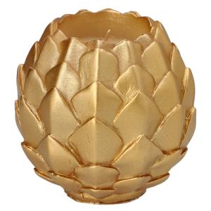 Kugelkerze 'Pine Cone', silber STARPAK 89848 (4002911386118)