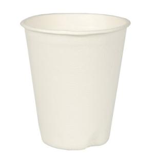 Zuckerrohr-Trinkbecher 'pure', 0, 2 l, weiß, 40er PAPSTAR 89854 (4002911763445)