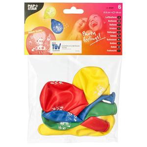 Zahlenluftballons '2', rund, farbig sortiert PAPSTAR 81422 (4002911814222)