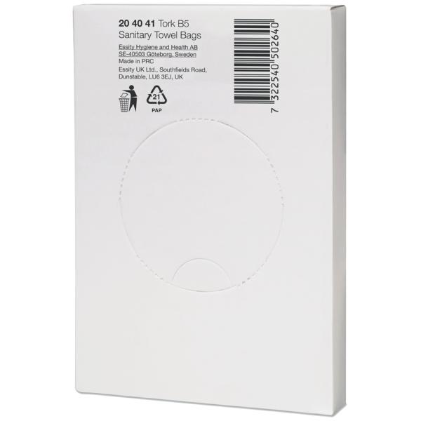 TORK HDPE-Hygienebeutel Premium, weiß tork 20 40 41 (7322540502640)