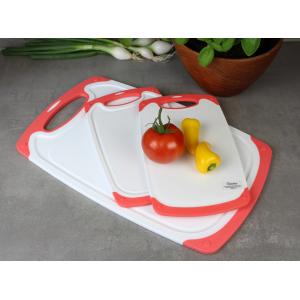 Schneidebrett, 245 x 400 mm, weiß/ orange Linden Berg 50070 (4036619500705)