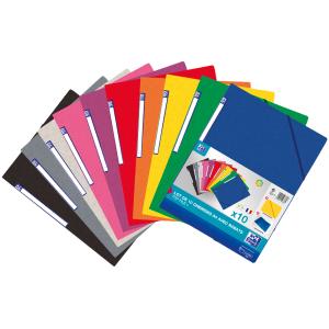 Eckspannermappe Top File+, Pastell, 10er Pack Oxford 400131031 (3045050412431)